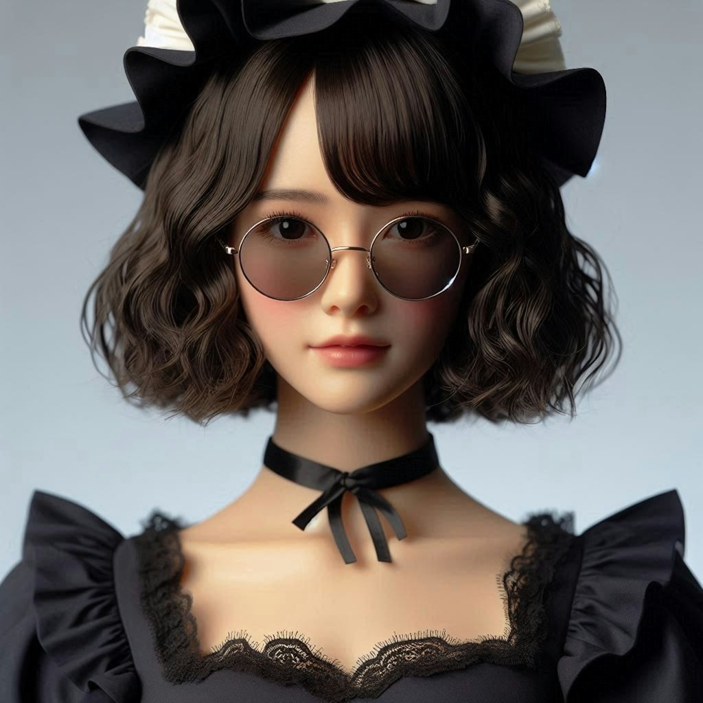 メイド服に挑戦してみた風水師ちゃん