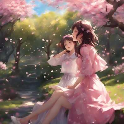 ⭐⭐春を告げるカメリア色の桜