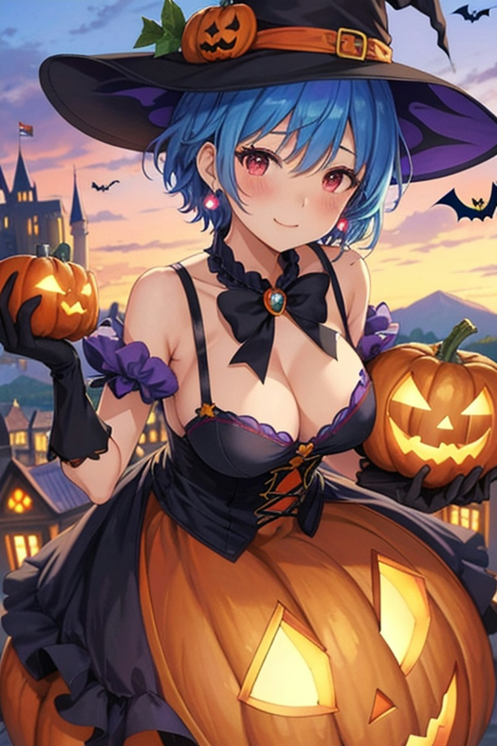 ハロウィン がぼちゃの魔女②