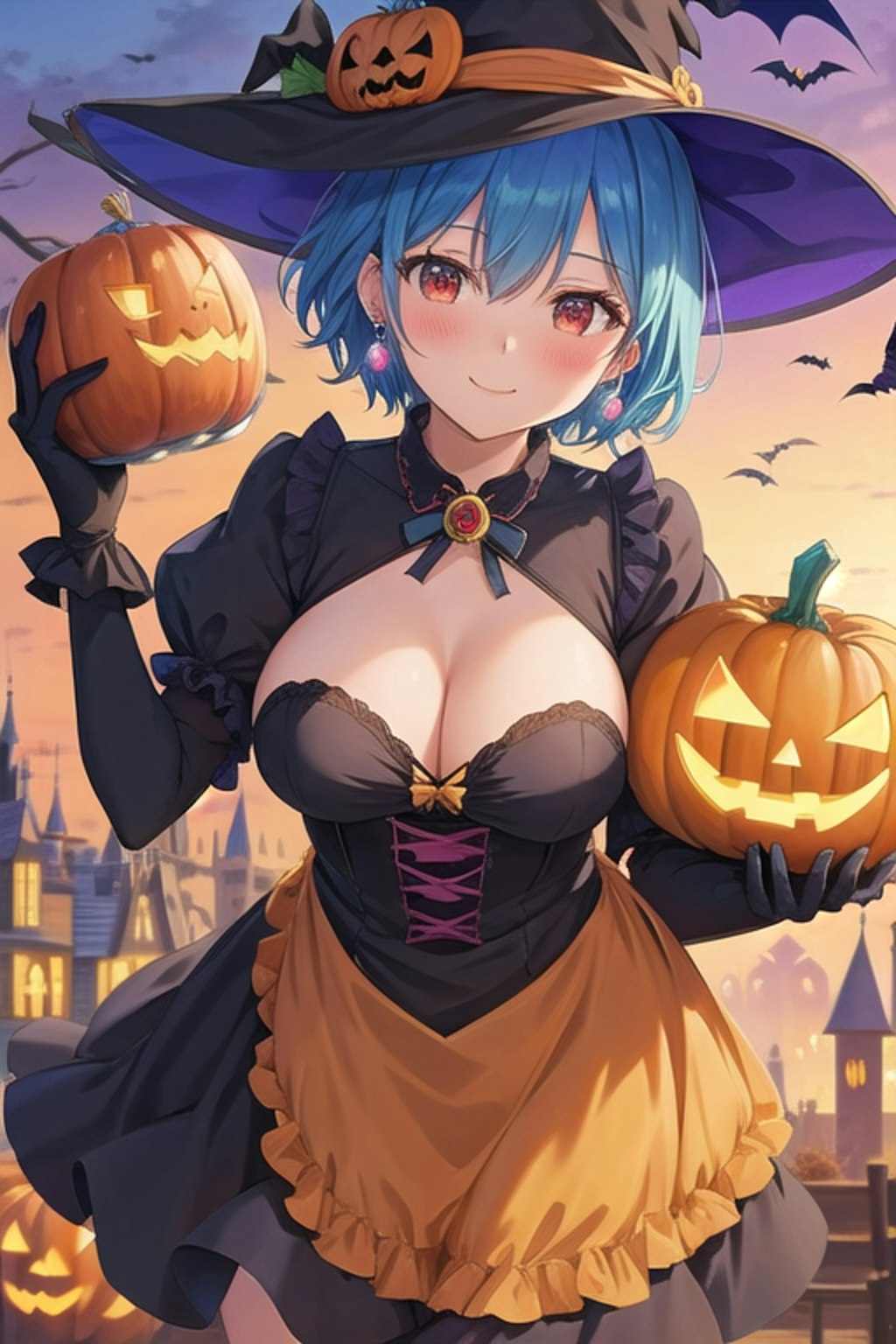 ハロウィン がぼちゃの魔女②