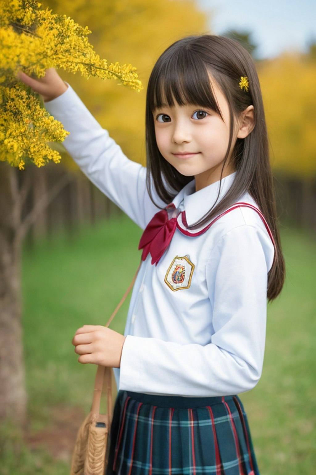 見て！綺麗なお花！