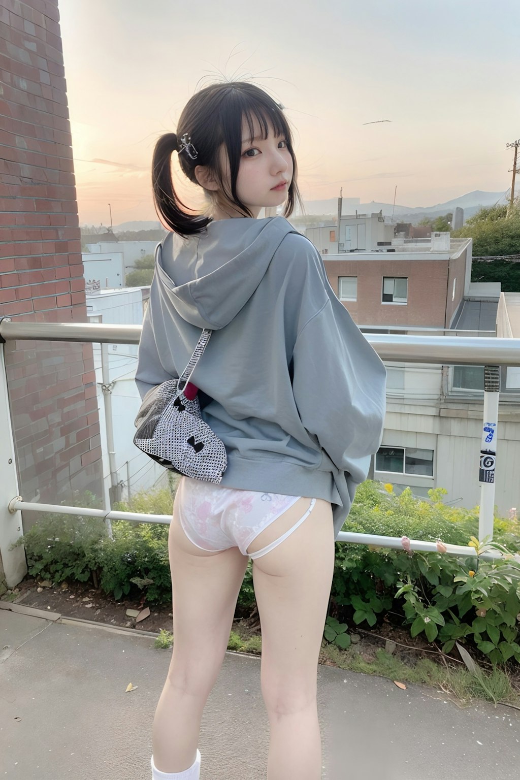 妹の可愛い私服とパンツ