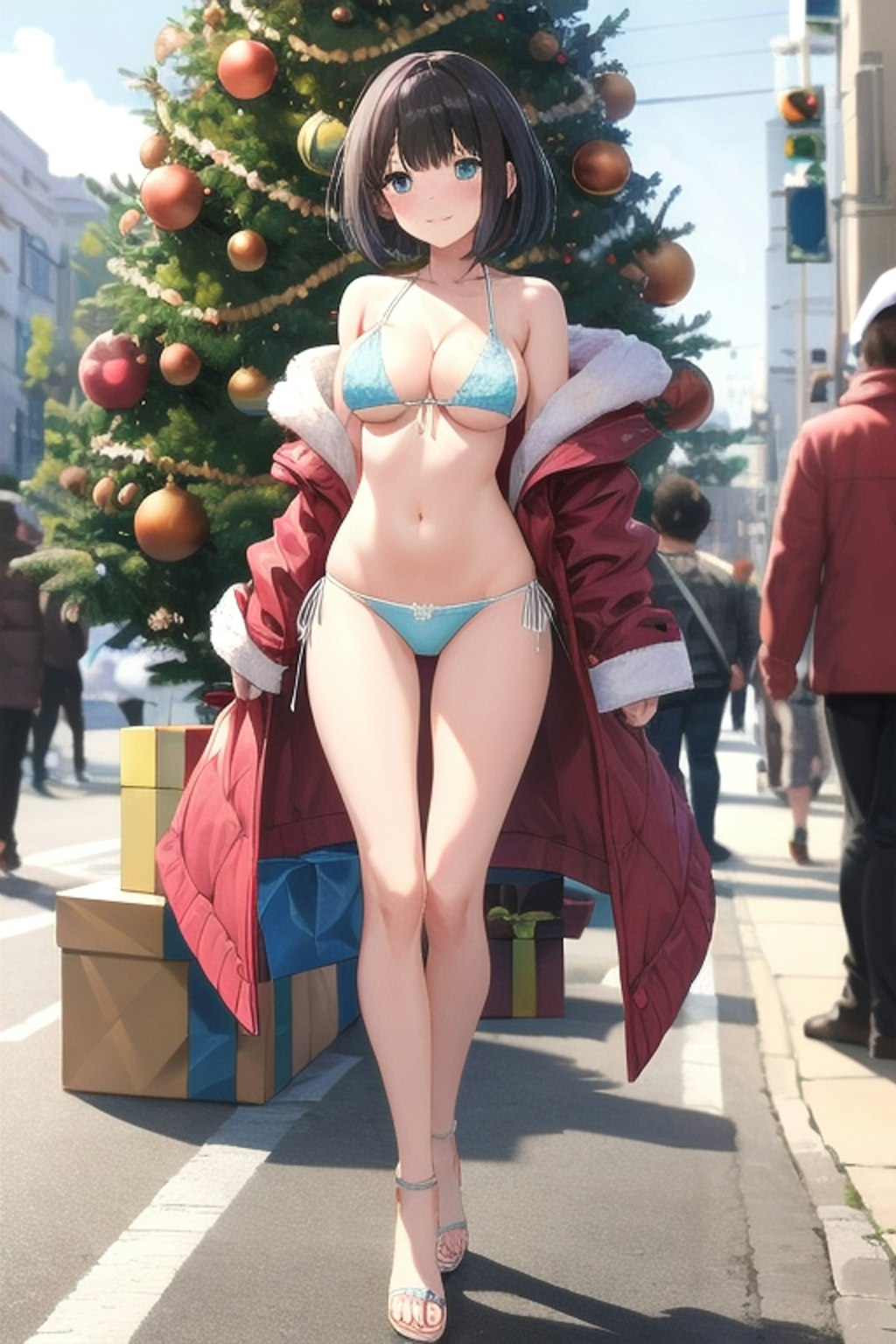 クリスマスの街角にて07