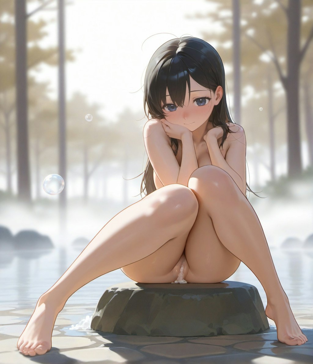 温泉に来ました