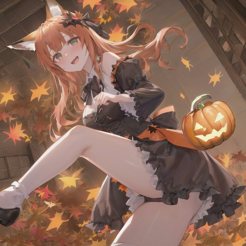 狐ハロウィン