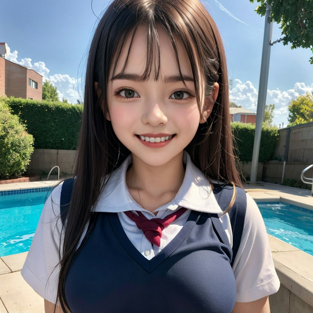 清楚系美少女