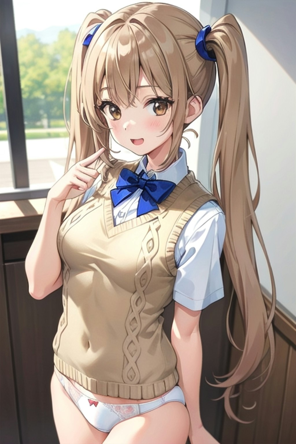 School twintails girl