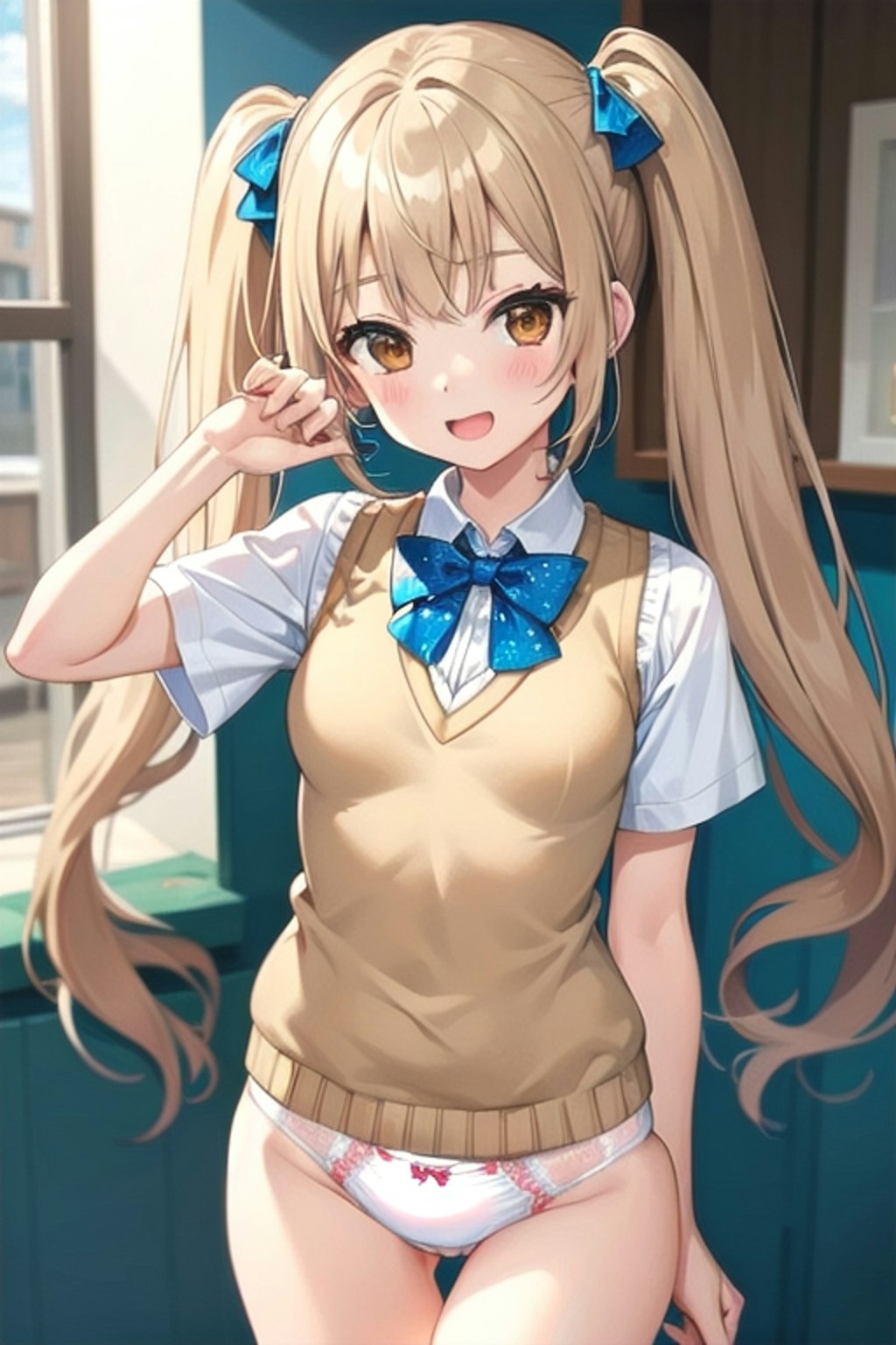 School twintails girl