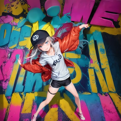 Graffiti Girl Dancing‼︎