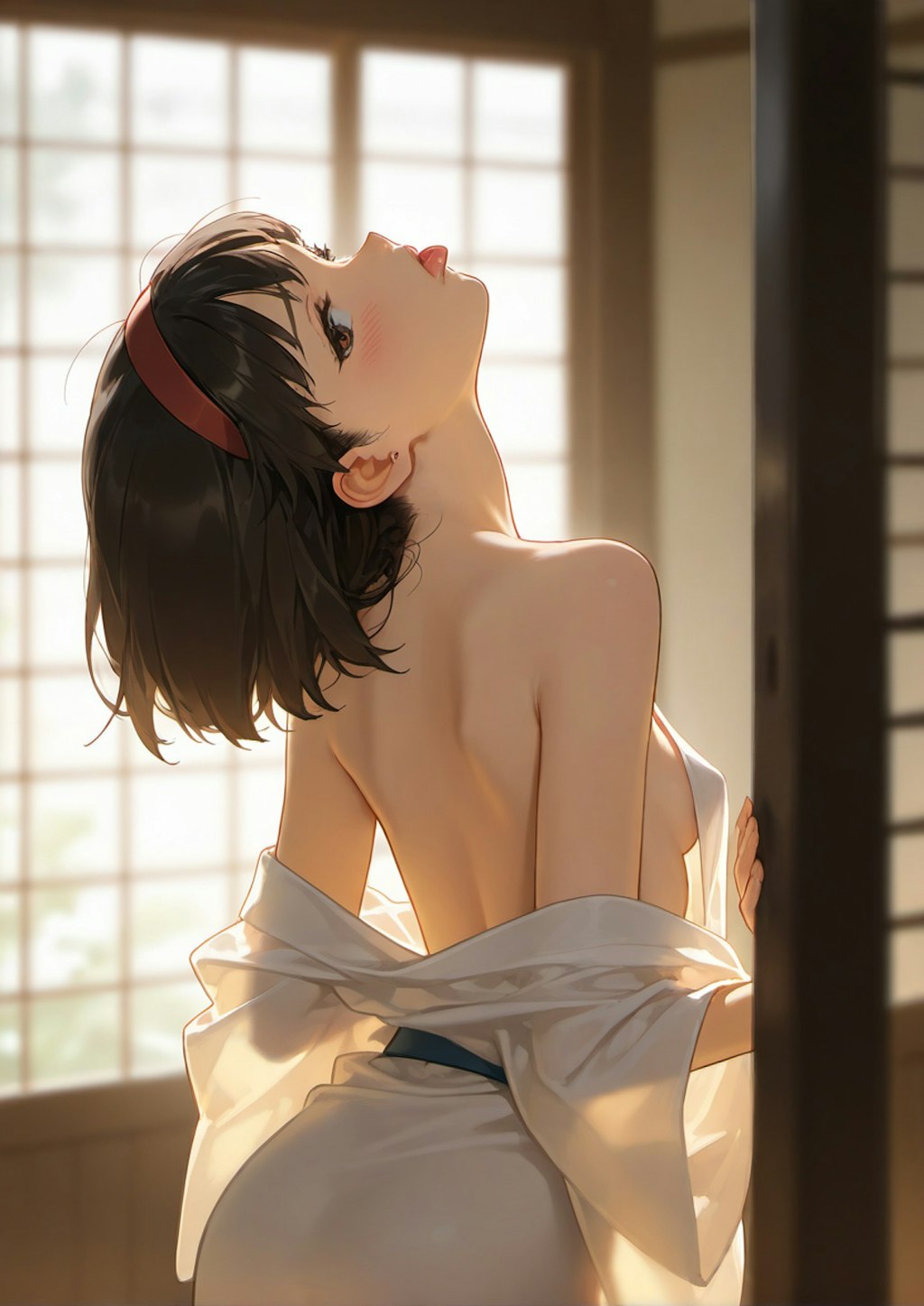 見せてくれる子