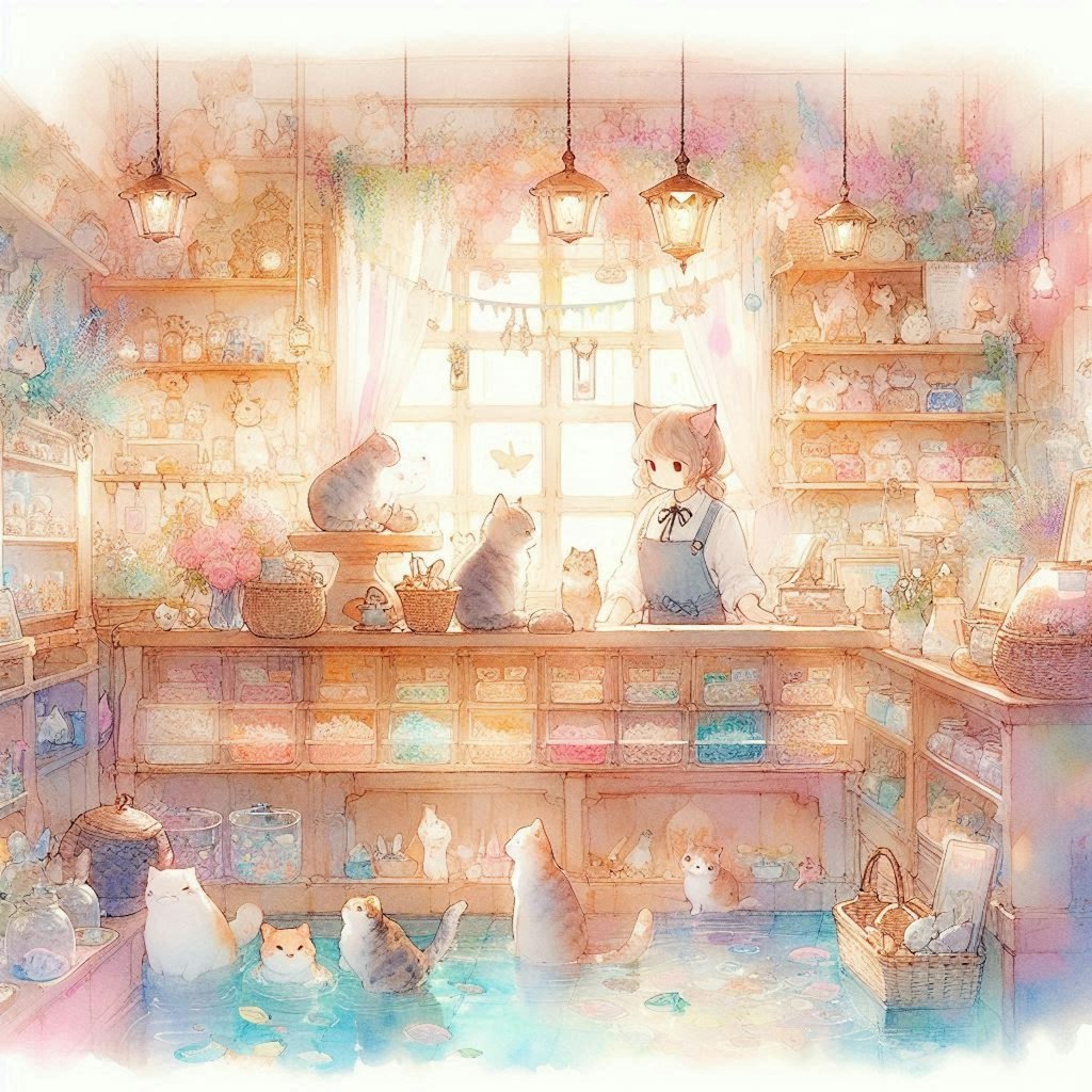 森の中のお店