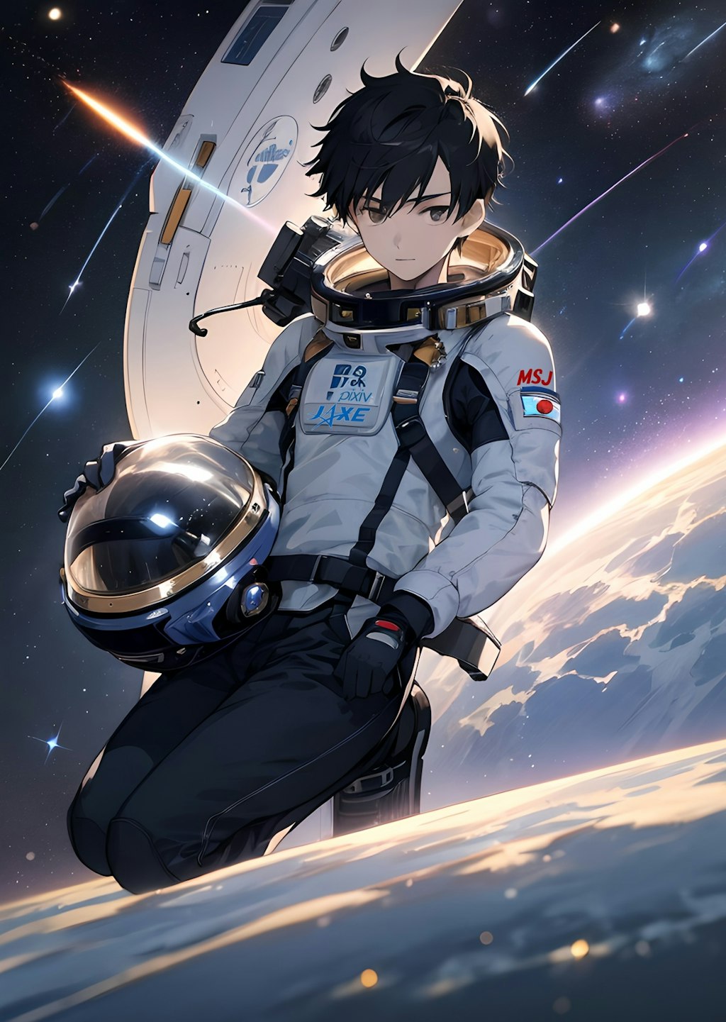 宇宙飛行士になった少年🚀