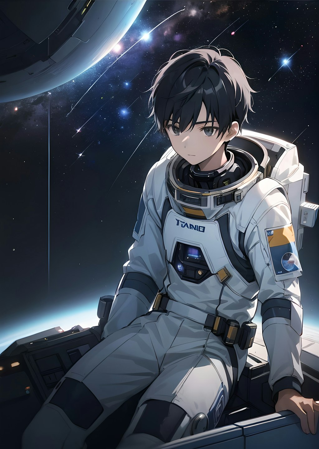 宇宙飛行士になった少年🚀