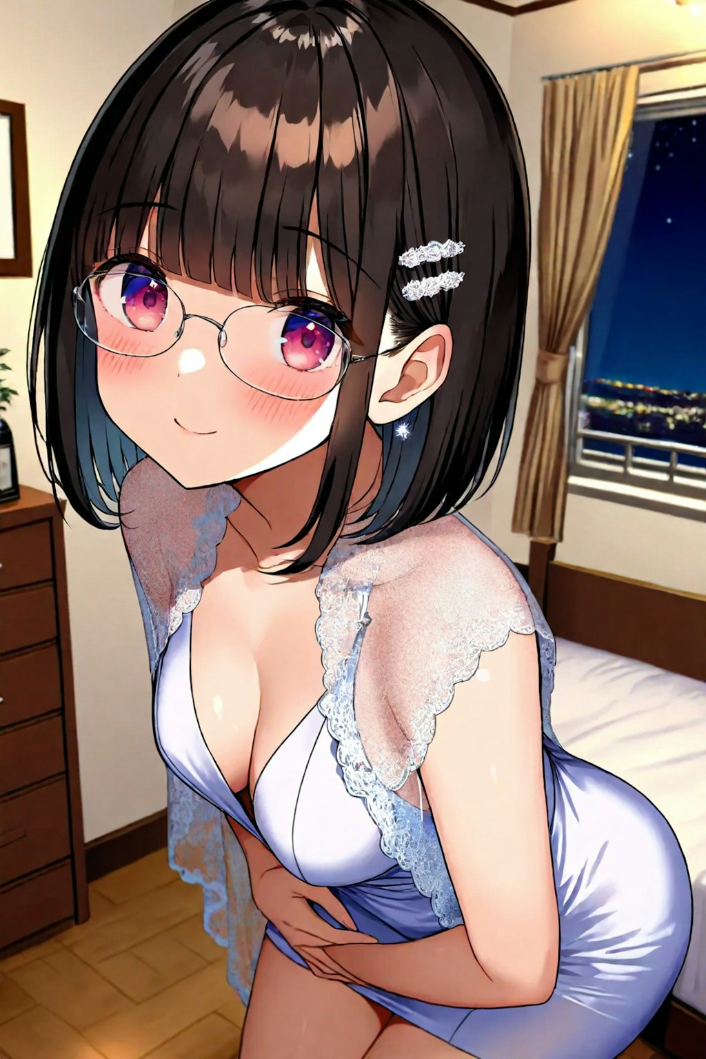 メガネちゃん👓のお泊まり