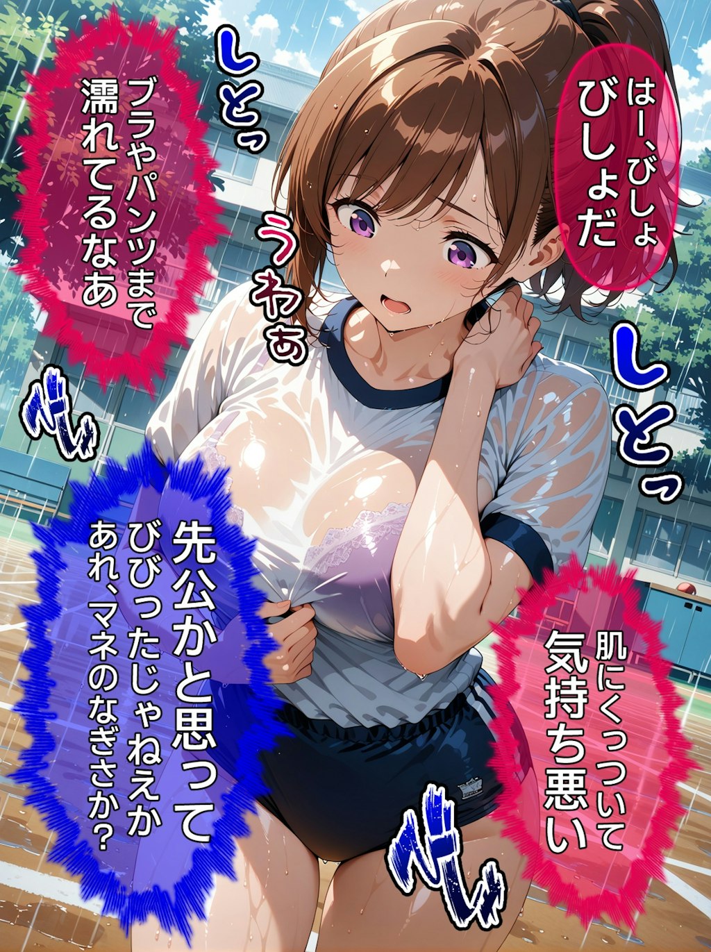 【CG】びしょ濡レ●プ10 Booth先行販売