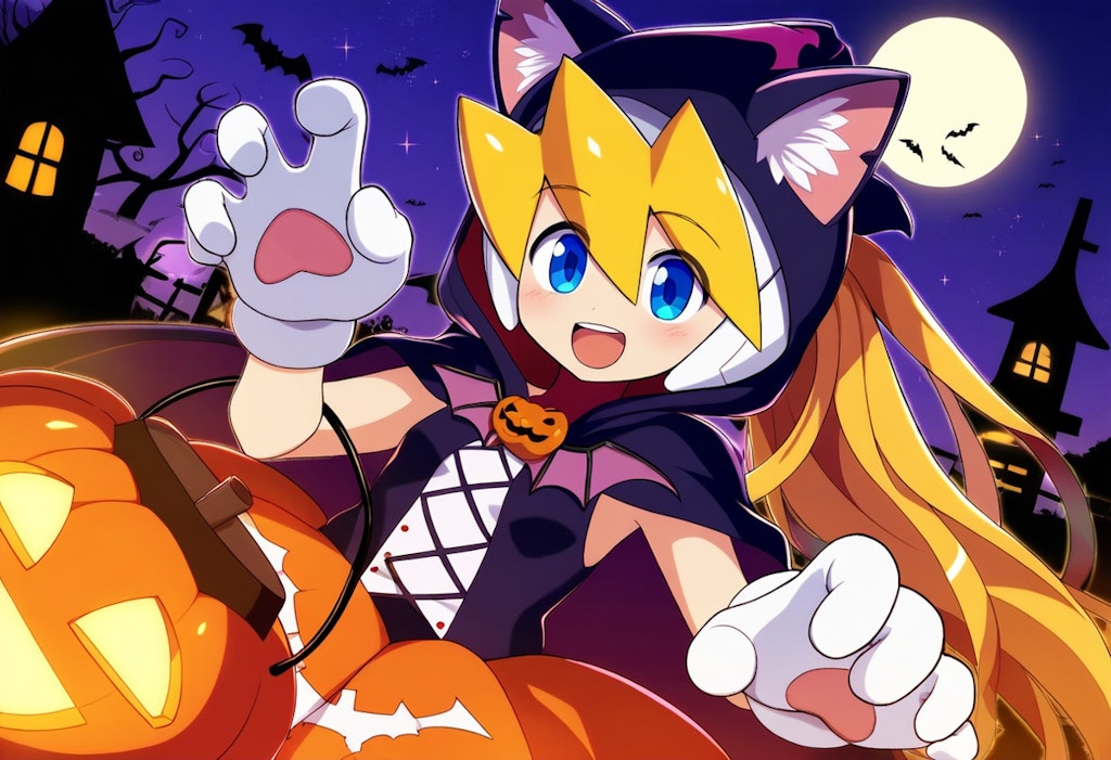 ロックマンゼロ　シエル　ハロウィン