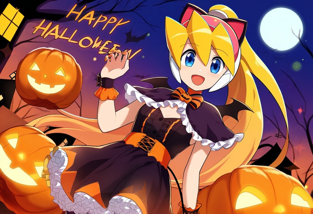 ロックマンゼロ　シエル　ハロウィン