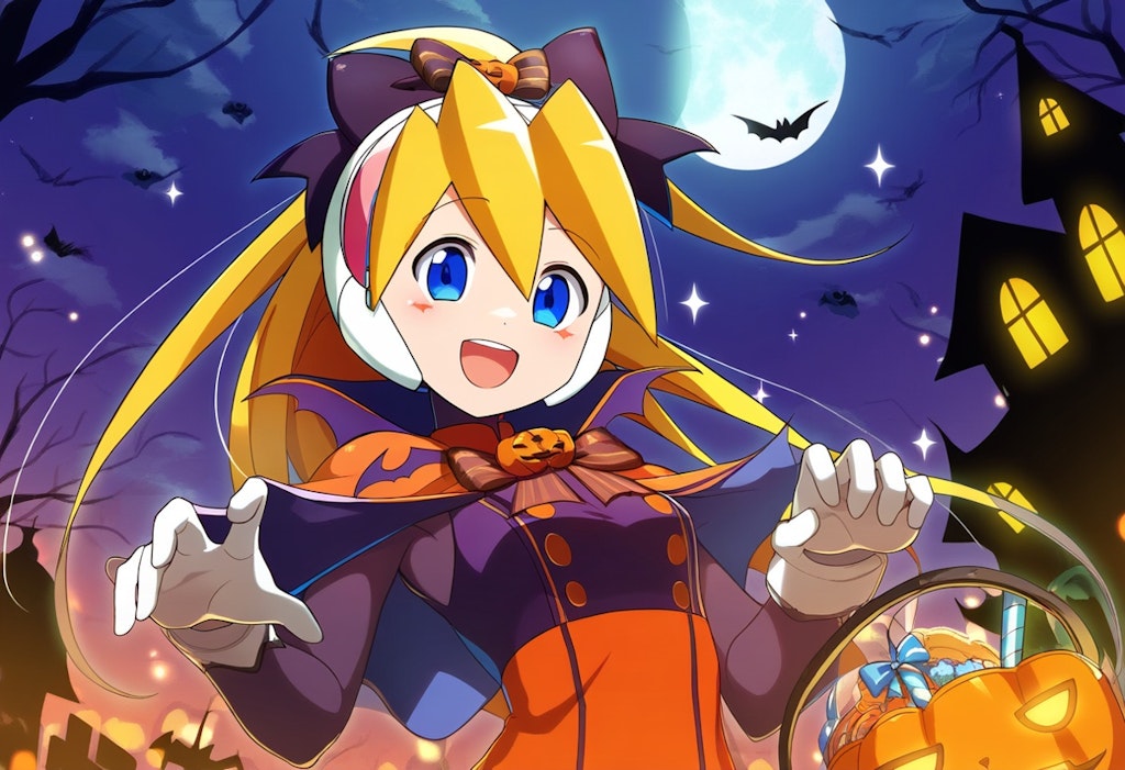 ロックマンゼロ　シエル　ハロウィン