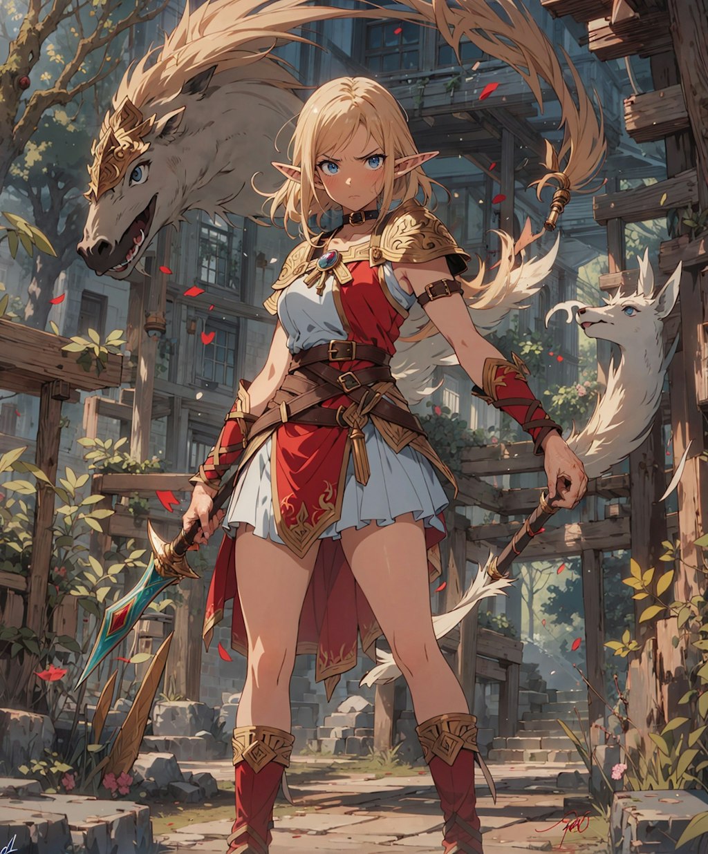 elf warrior 🧝‍♀️