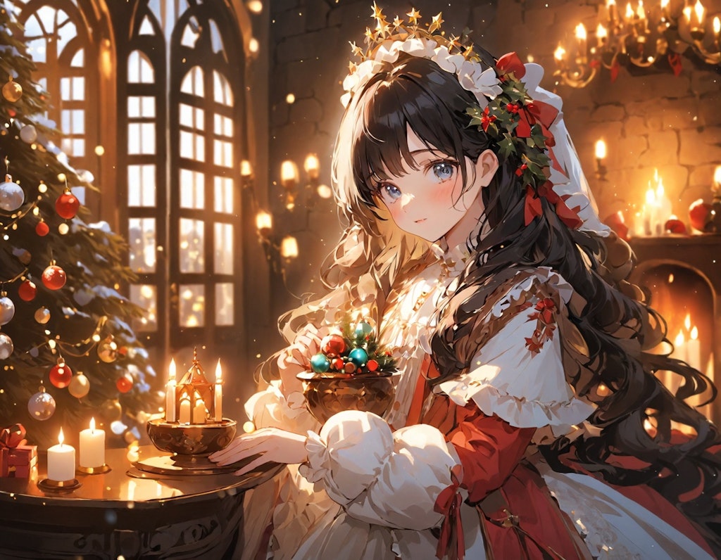 クリスマスの純白姫