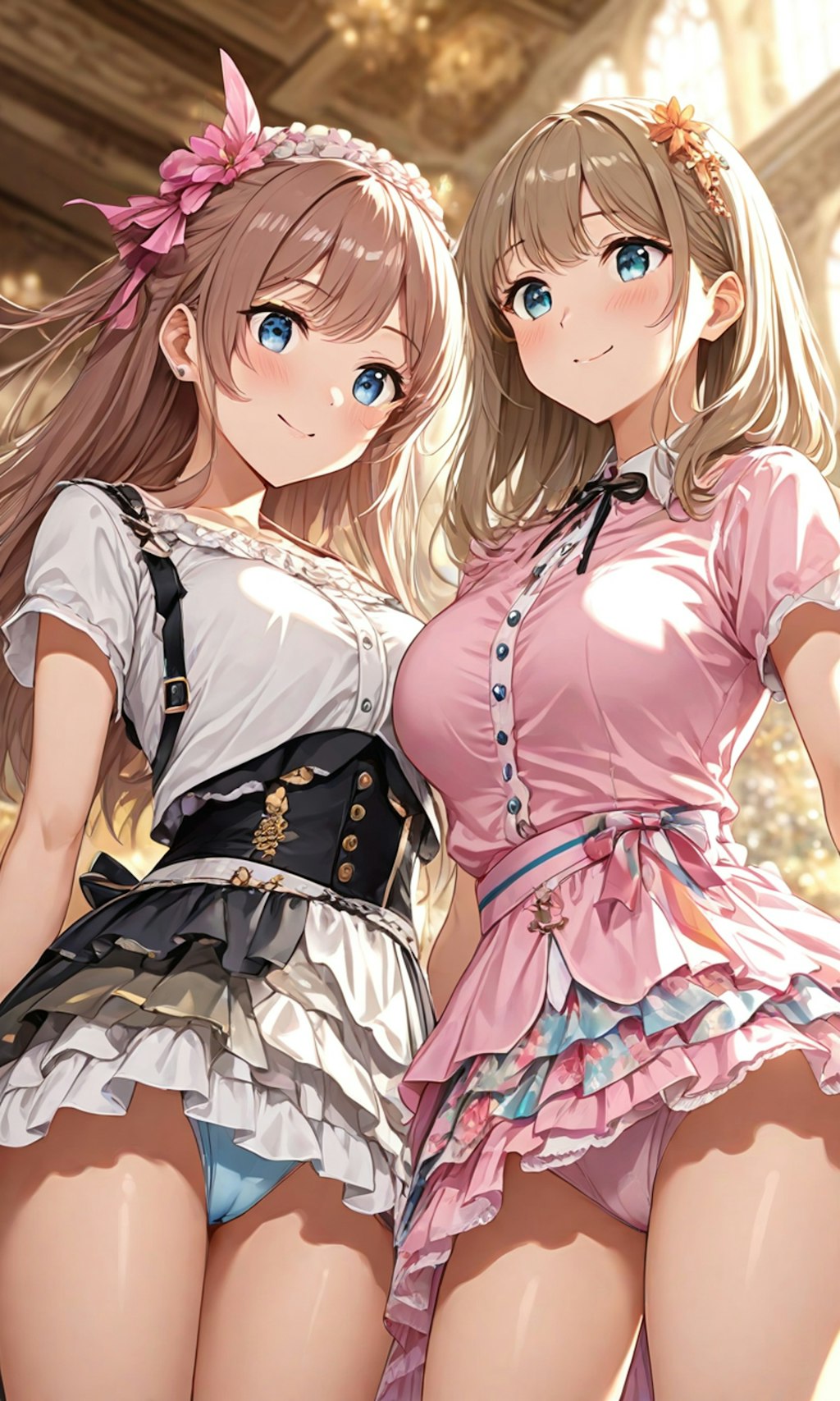 パンチラとセーラー服と女子高校生と