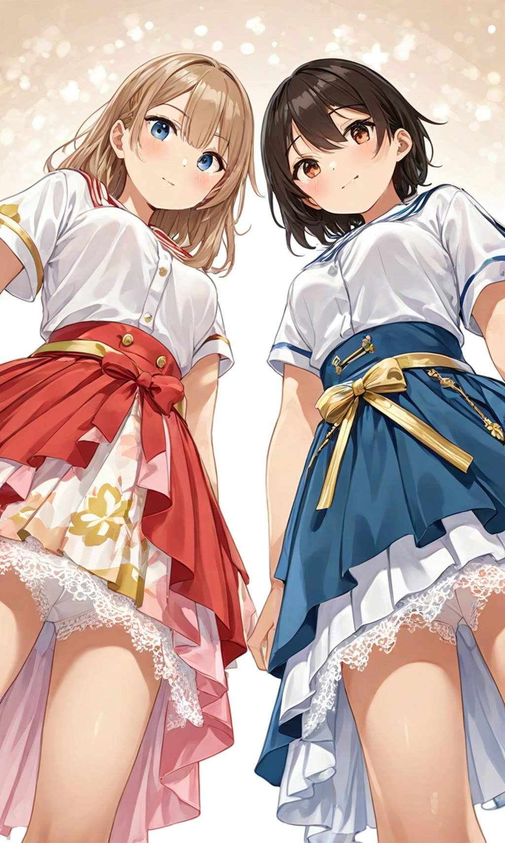 パンチラとセーラー服と女子高校生と