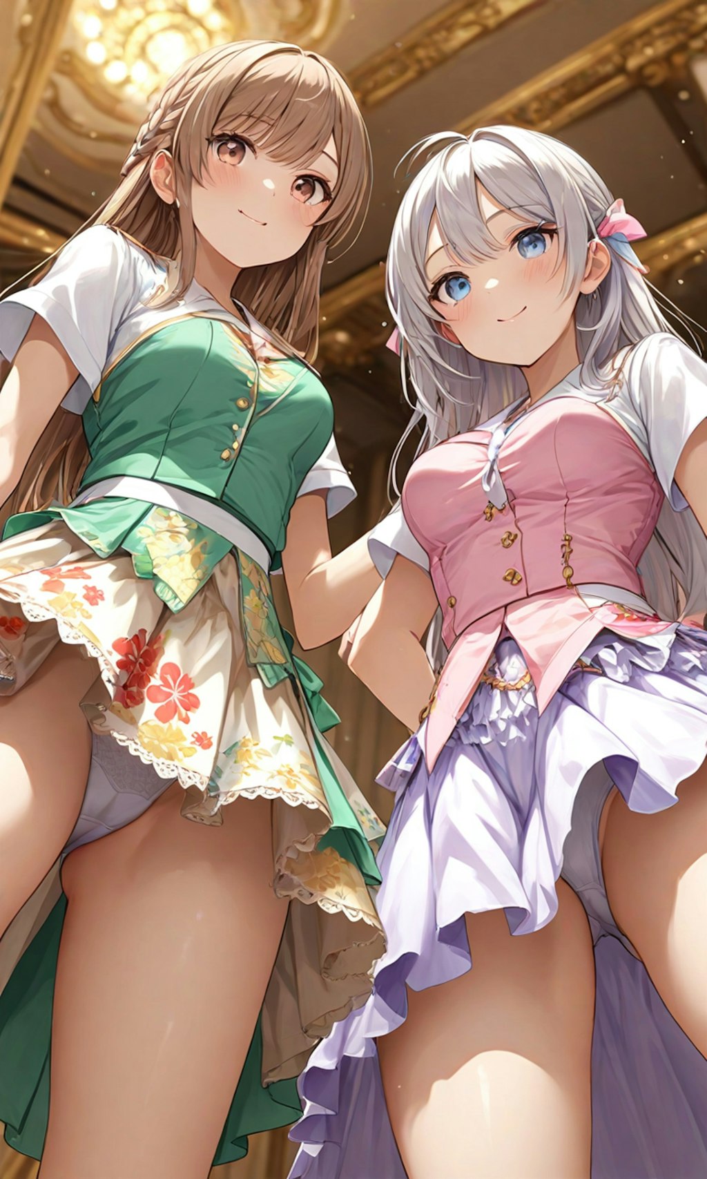 パンチラとセーラー服と女子高校生と