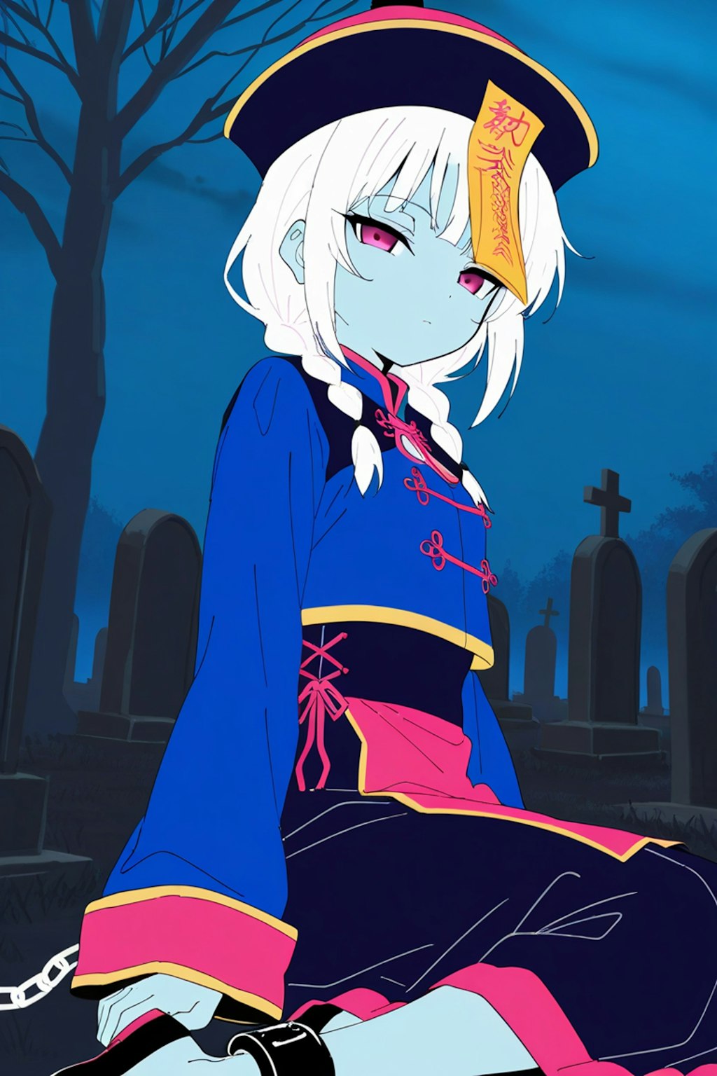 キョンシーな女の子