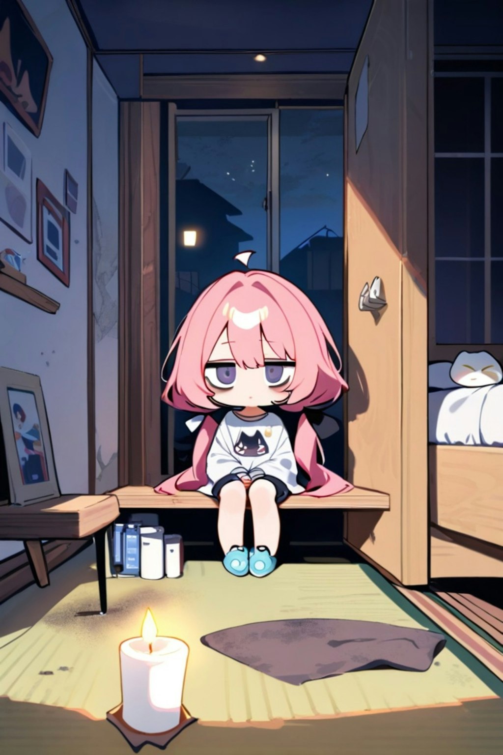 ピンク髪の陰キャちゃん