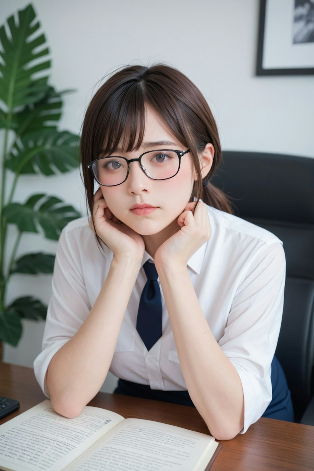 Stability AIさんの発表を憂う女子…。