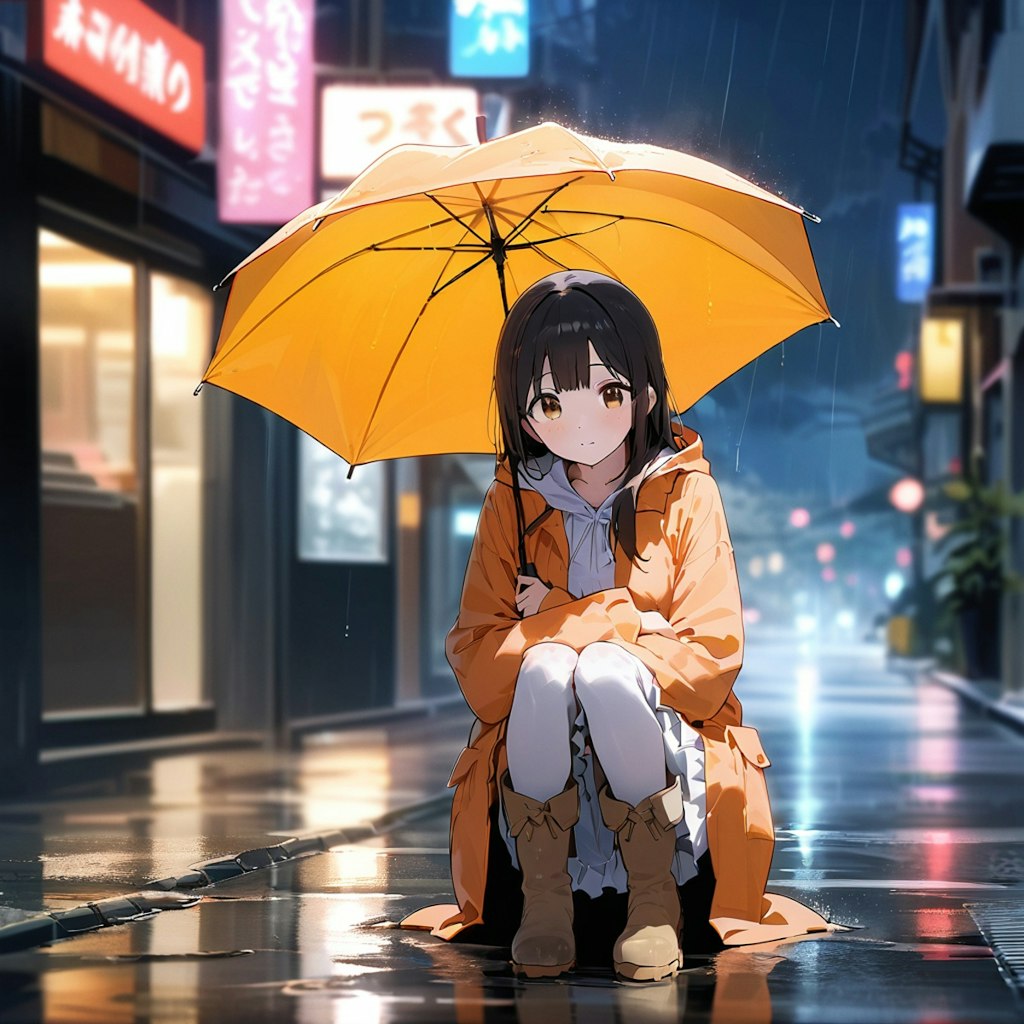 雨も楽しいね♪