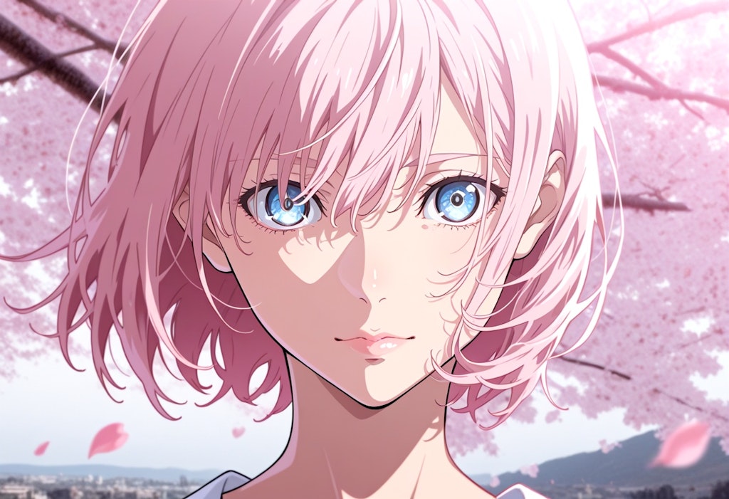 Gazing Under the Cherry Tree