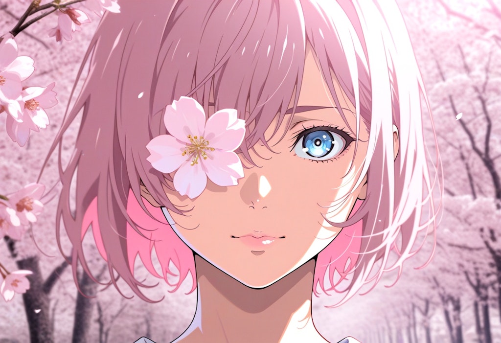 Gazing Under the Cherry Tree
