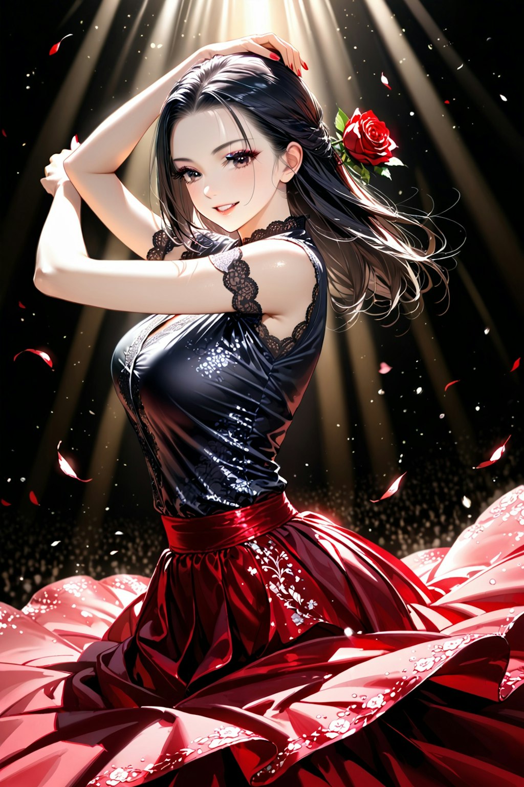 【Today's illustration】model⑭「ダンス」