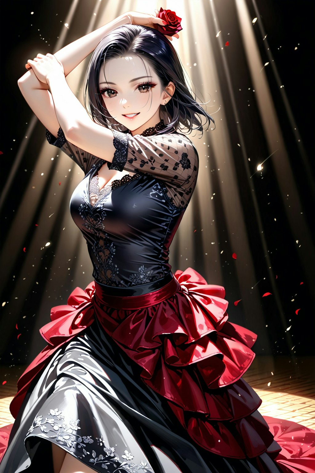 【Today's illustration】model⑭「ダンス」