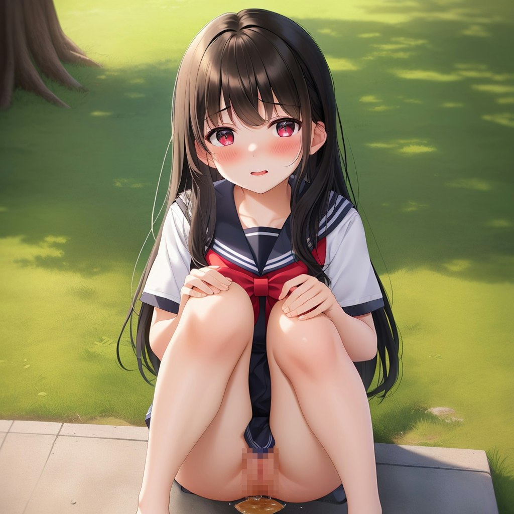 黒髪放尿娘ちゃん９４