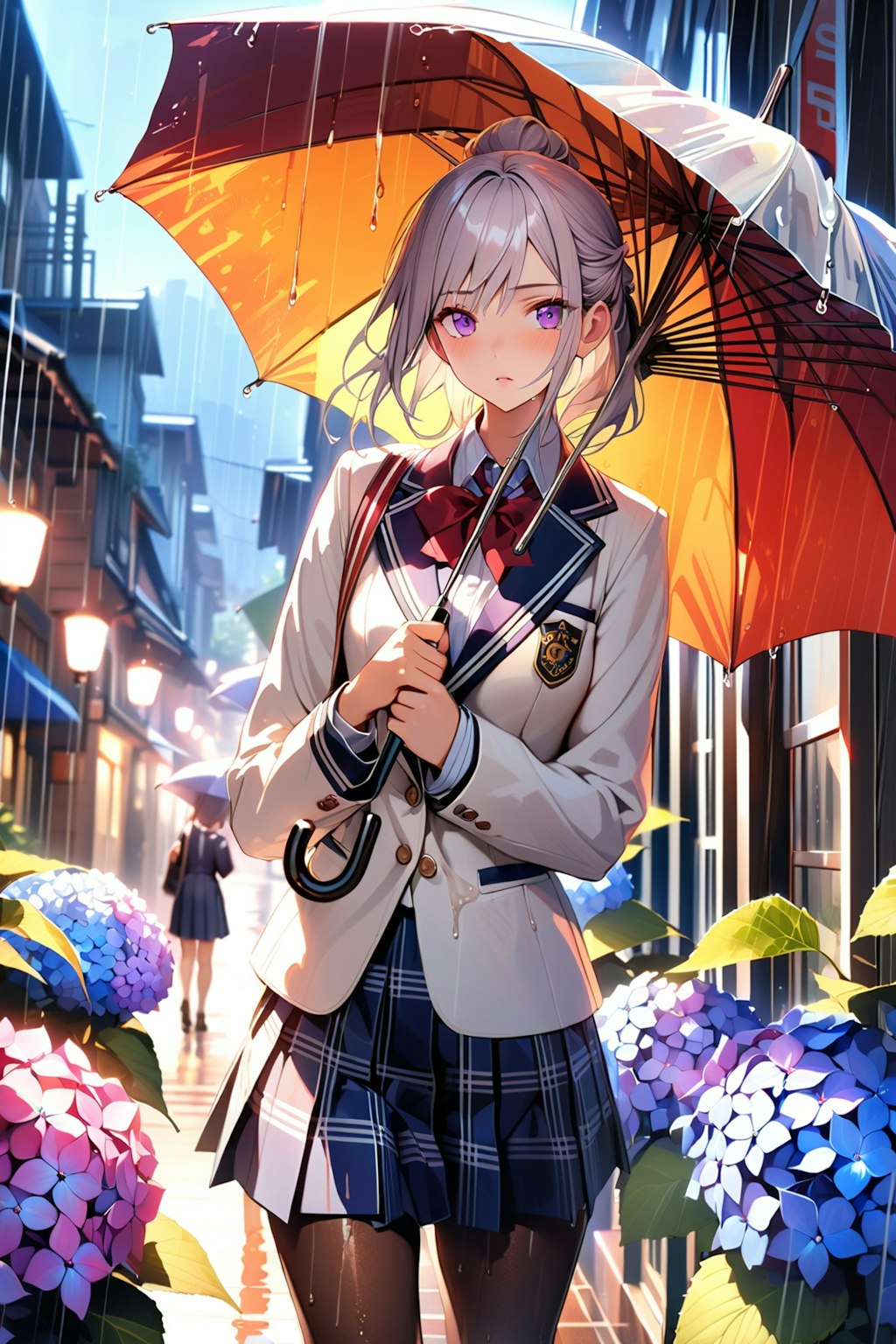 （５４6HQ）銀髪ちゃん傘