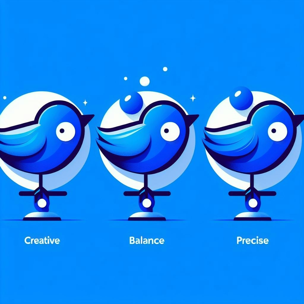 Bing's 3 modes in bird form