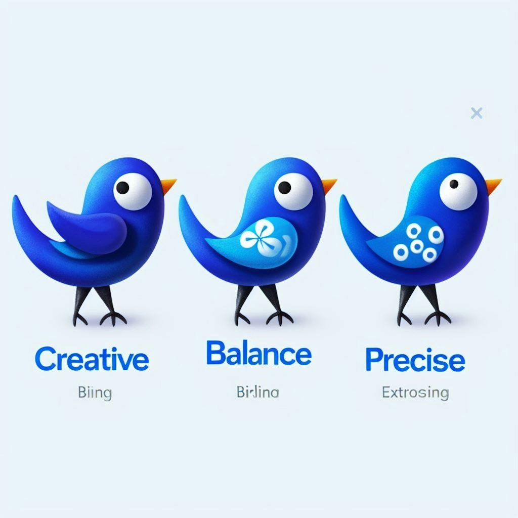 Bing's 3 modes in bird form