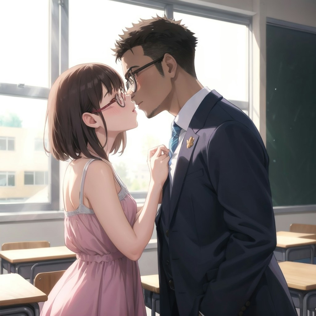 先生とキスしちゃった日。小学生だってムラムラするしえっちだって普通にしたい。