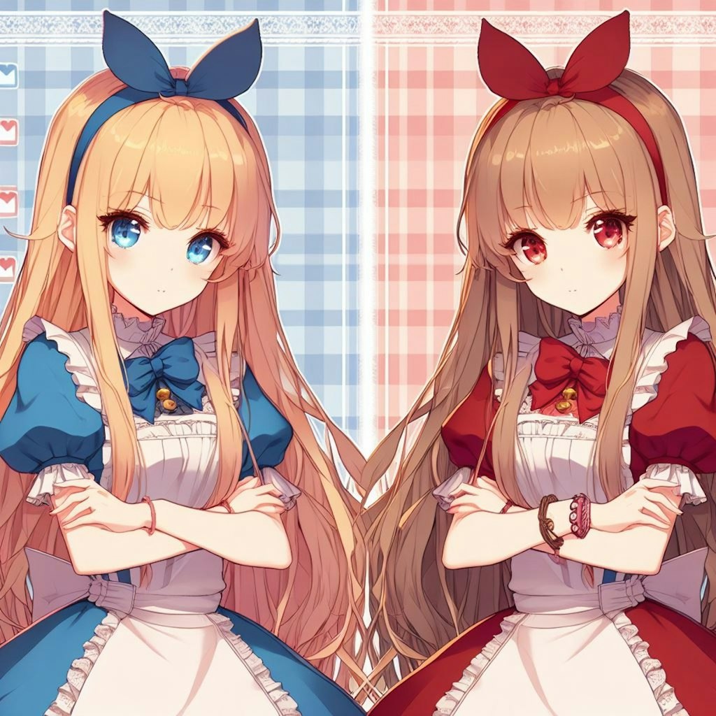 Alice × Alice　(DALL·E 3版)