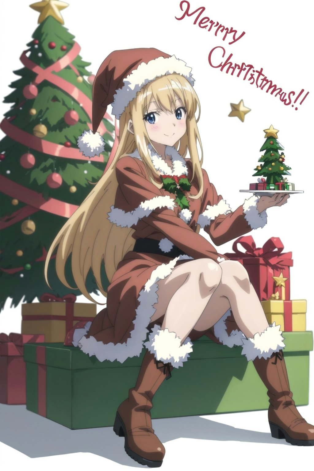 メリークリスマス　｡∠(*^∇ﾟ)ﾉ⌒由 ♪