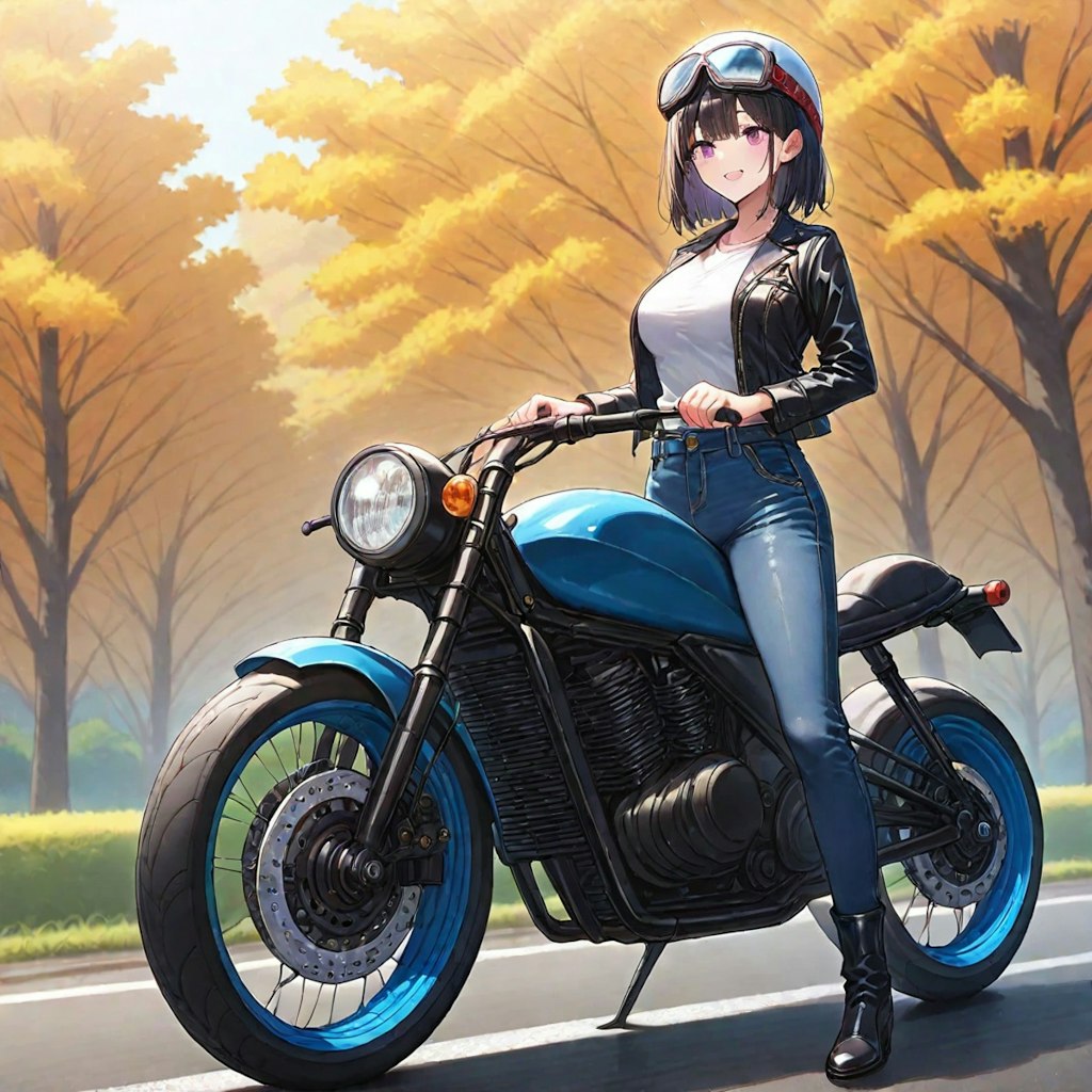 AURA  バイク好き彼女