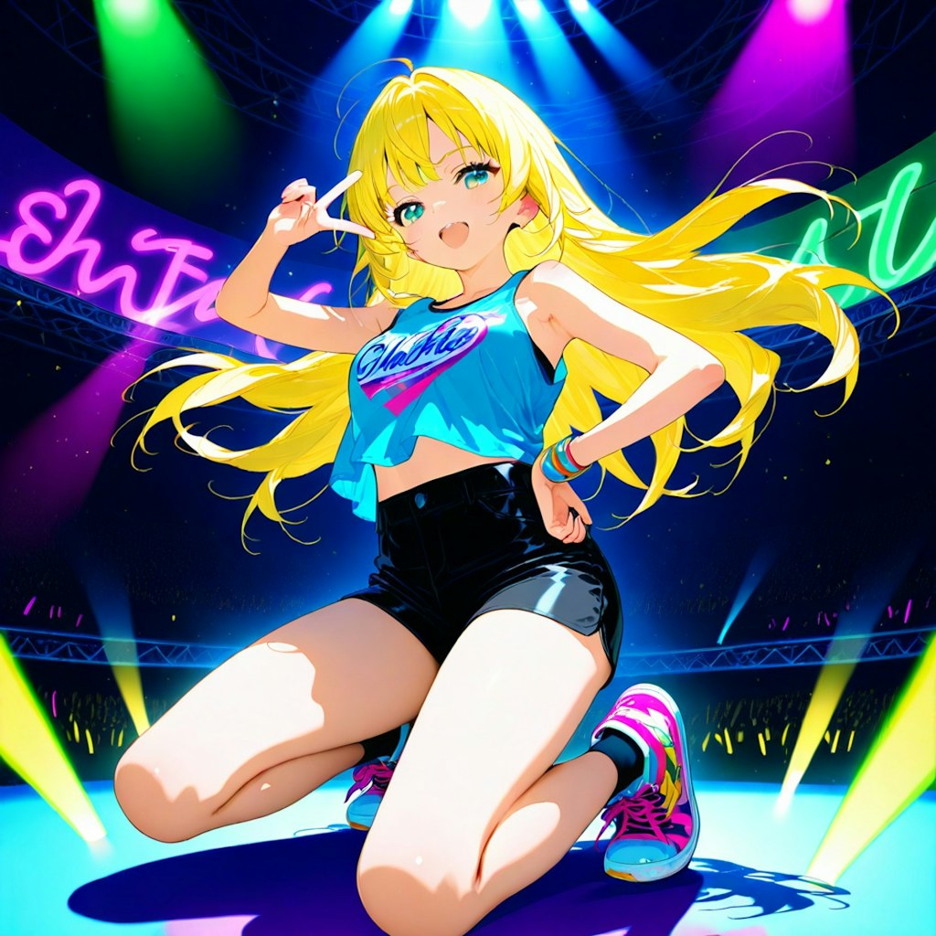 決めポーズ
