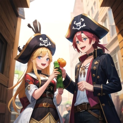海賊カップル