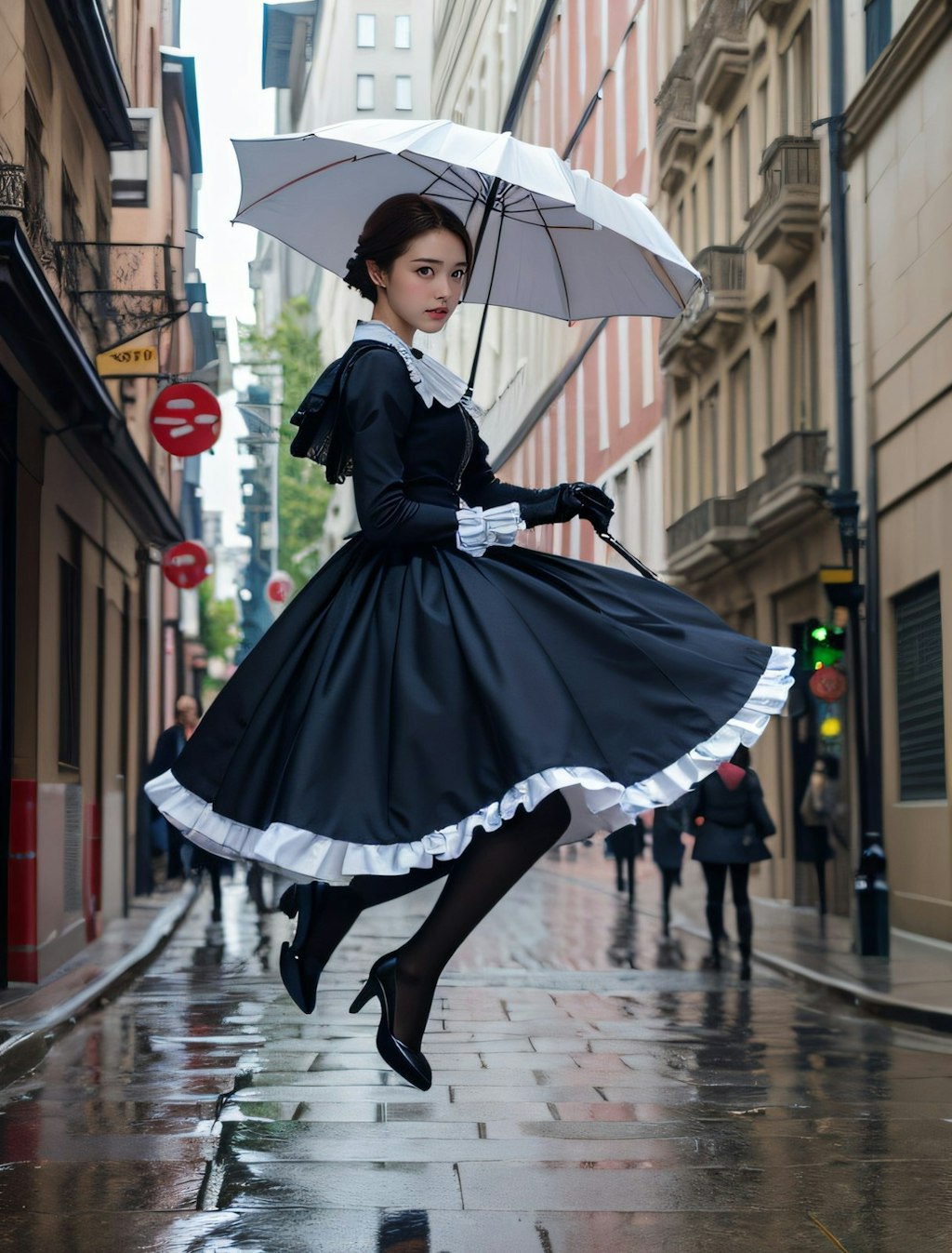 雨に踊れば