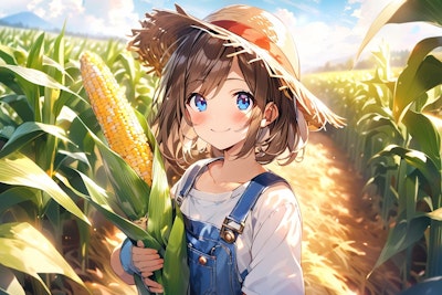 Cornなに収穫祭🌽☺️✨ | の人気AIイラスト・グラビア
