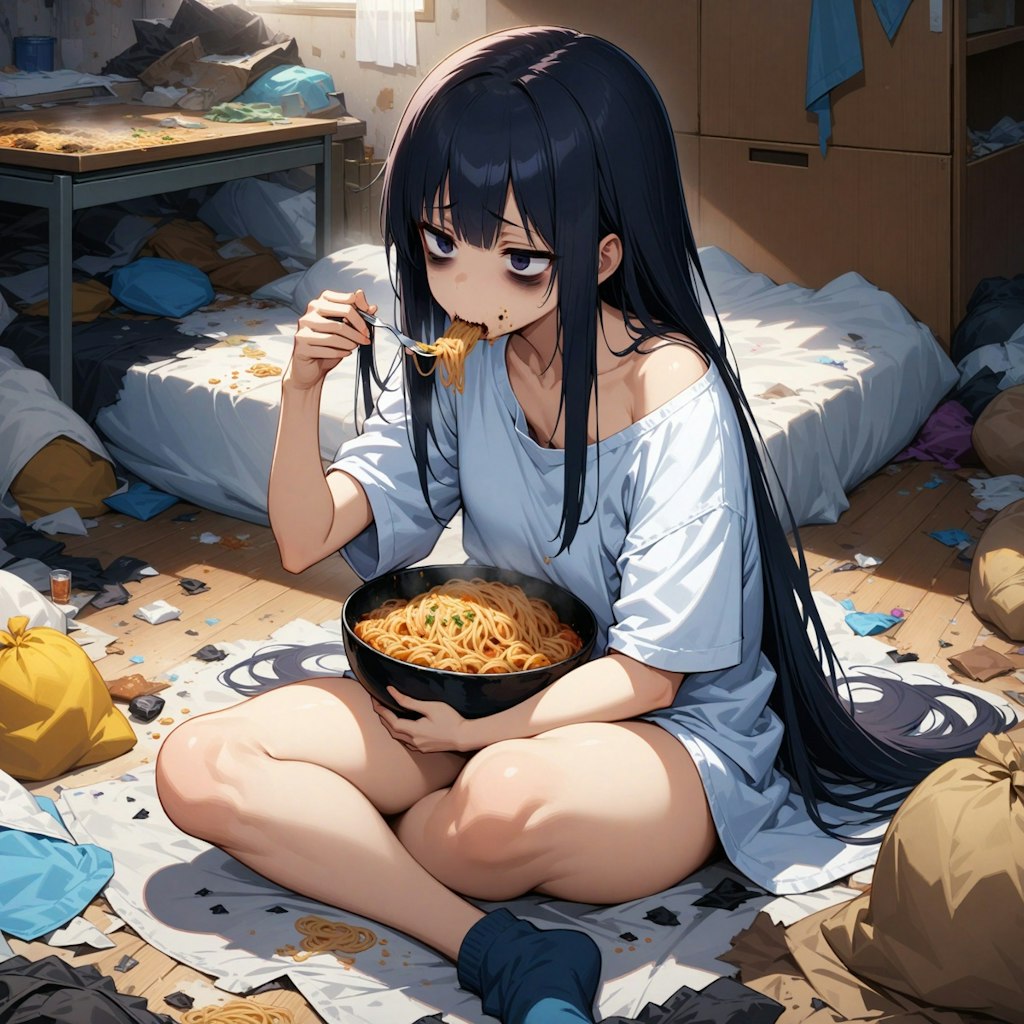 乙女パスタに完敗