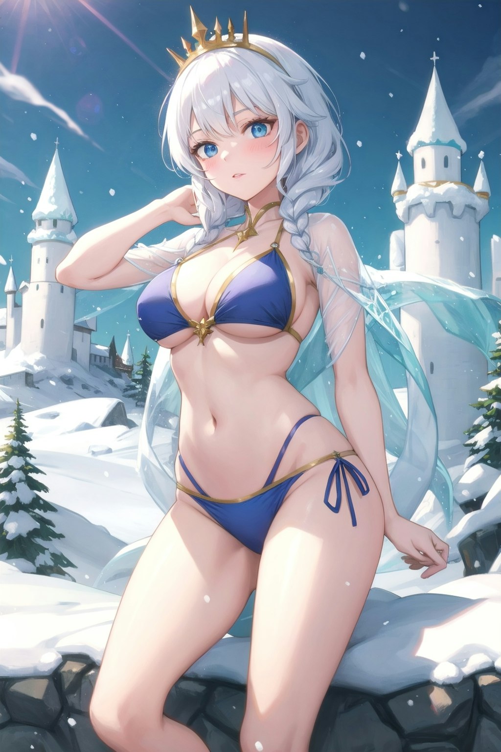 雪の女王withビキニ(画質上げリテイク)