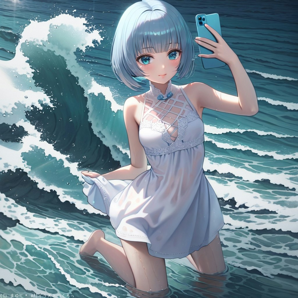 暑い日はやっぱり海だよ〜
